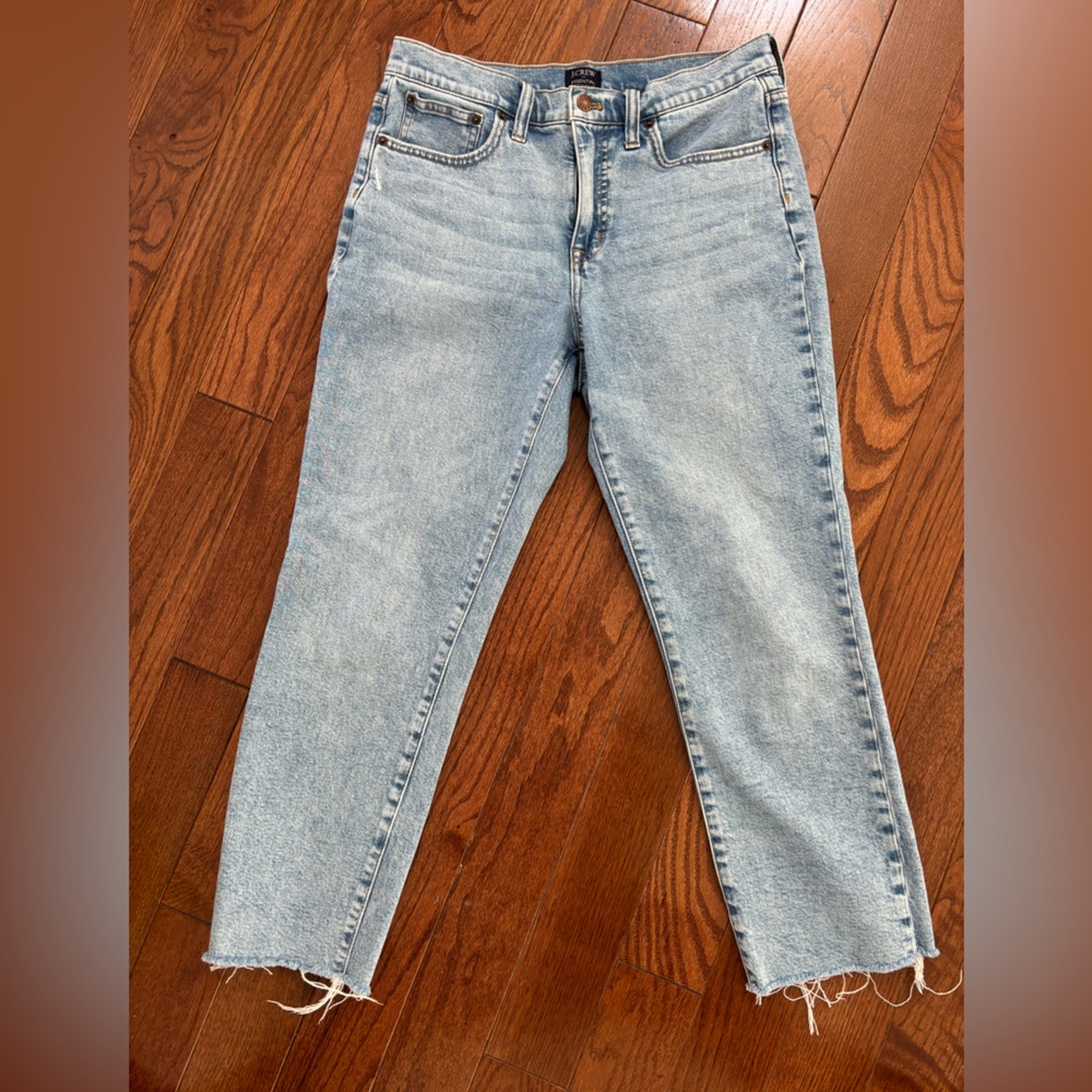 J. Crew Essential Straight Light Blue Jeans